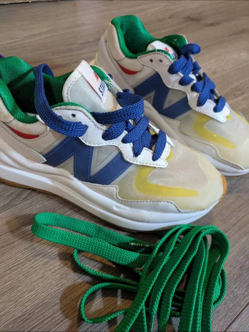 Staud + New Balance Colorful Translucent Sneakers Size 6